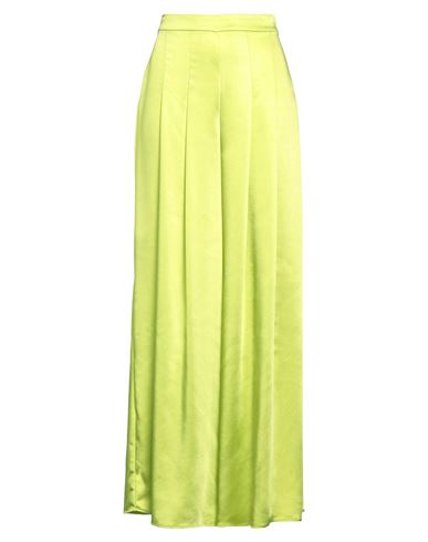 Caractere Caractère Woman Pants Lime Green Size 8 Polyester In Yellow