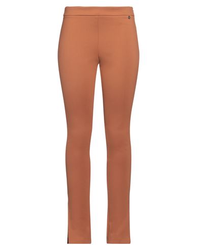 LIU •JO LIU •JO WOMAN PANTS BROWN SIZE 2 VISCOSE, POLYAMIDE, ELASTANE 