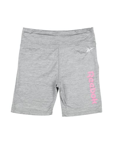 Reebok Toddler Girl Shorts & Bermuda Shorts Grey Size 7 Polyester, Elastane In Grey