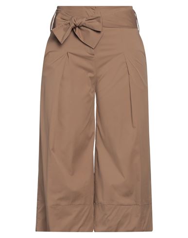 Shop Alessia Santi Woman Pants Camel Size 4 Cotton, Polyamide, Elastane In Beige