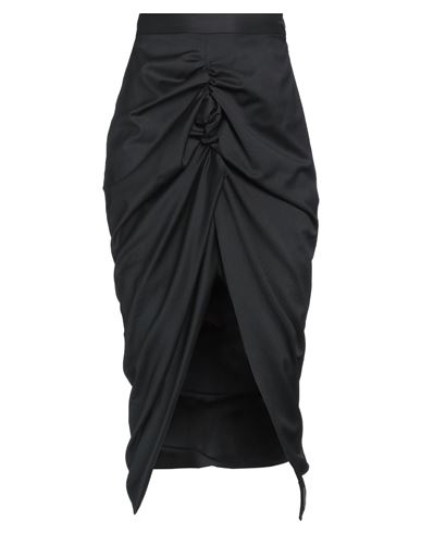 Shop Vivienne Westwood Woman Midi Skirt Black Size 2 Virgin Wool