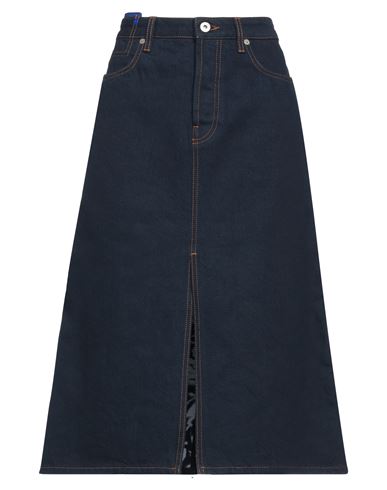 BURBERRY BURBERRY WOMAN DENIM SKIRT BLUE SIZE 8 COTTON 