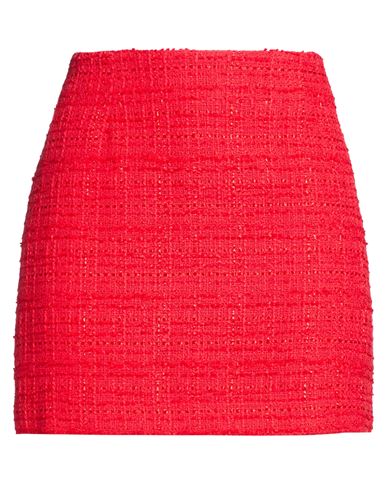 Tagliatore 02-05 Woman Mini Skirt Red Size 4 Cotton, Polyamide, Viscose In Red