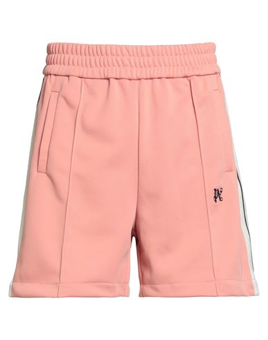Palm Angels Logo-embroidered Track Shorts In Pink