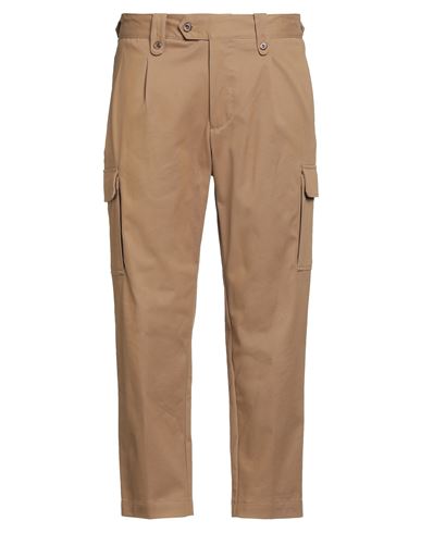 Myths Man Pants Camel Size 38 Cotton, Elastane In Sand