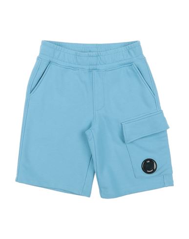 C.p. Company Undersixteen C. P. Company Undersixteen Toddler Boy Shorts & Bermuda Shorts Light Blue Size 4 Cotton In Blue