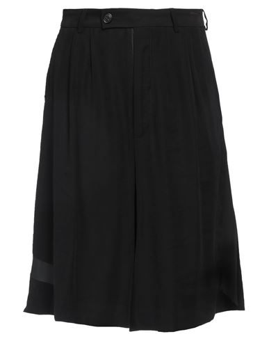 GCDS GCDS MAN SHORTS & BERMUDA SHORTS BLACK SIZE 32 VISCOSE, POLYESTER 
