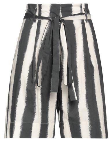 Shop Liviana Conti Woman Shorts & Bermuda Shorts Black Size 6 Cotton, Elastane