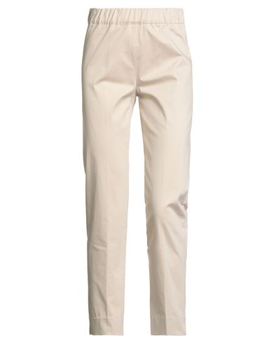 D Exterior D. Exterior Woman Pants Beige Size 2 Cotton, Elastane In Neutral