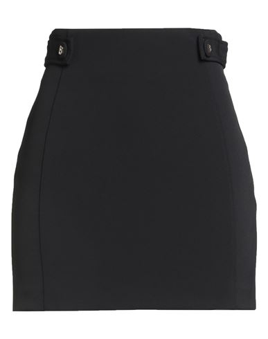 Blugirl Woman Mini Skirt Black Size 8 Polyester, Elastane In Black
