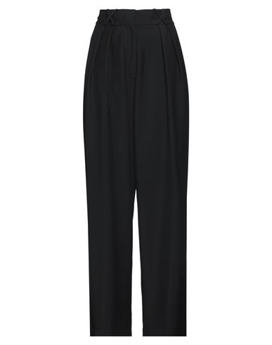 Rohe Róhe Woman Pants Black Size 6 Wool, Mohair Wool In Black