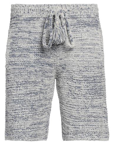 Alanui Man Shorts & Bermuda Shorts Light Grey Size L Cotton, Polyamide In Grey
