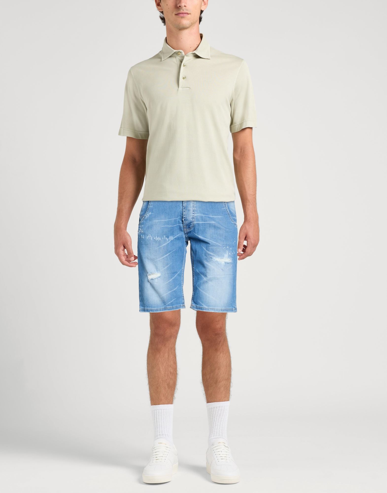  Grey Daniele Alessandrini - Hosen & Röcke - Jeansshorts - On Yoox.com 
