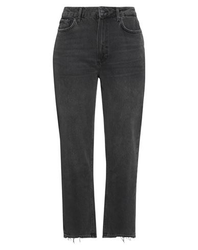 PAIGE PAIGE WOMAN JEANS BLACK SIZE 30 LYOCELL, RECYCLED COTTON, ORGANIC COTTON 