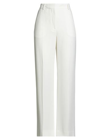 Totême Toteme Woman Pants White Size 4 Viscose, Wool In White