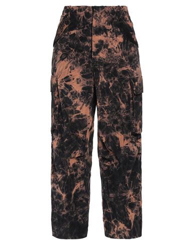 Laneus Woman Pants Brown Size 14 Cotton In Brown