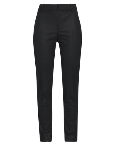 Shop Nili Lotan Woman Pants Black Size 8 Wool, Elastane