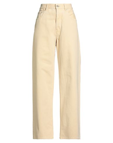Jacquemus Woman Jeans Beige Size 29 Recycled Cotton In Neutral