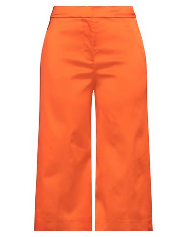 Semicouture Woman Pants Orange Size 6 Acetate, Polyamide, Elastane In Orange