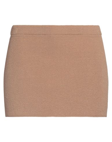 Minifalda Mujer Camel L,M Mujer