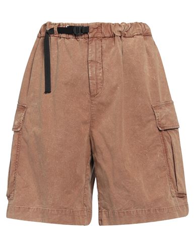 Shop White Sand Woman Shorts & Bermuda Shorts Brown Size 6 Polyester, Elastane