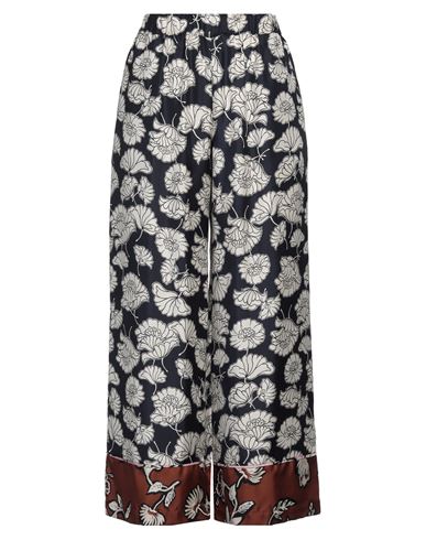 Weekend Max Mara Woman Pants Midnight Blue Size 6 Silk In Blue