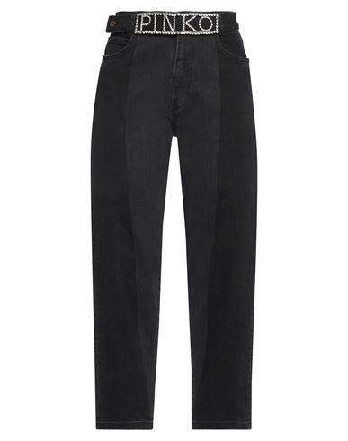 Pinko Denim Woman Jeans Black Size 25 Cotton, Elastane In Black