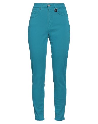 Gaelle Paris Gaëlle Paris Woman Pants Deep Teal Size 29 Cotton, Elastane In Green