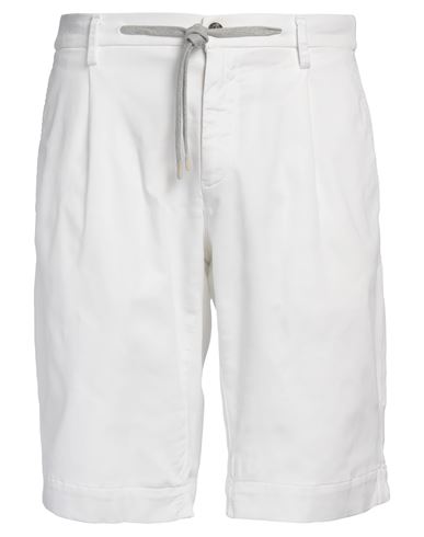 Mason's Man Shorts & Bermuda Shorts White Size 28 Cotton, Elastane In White