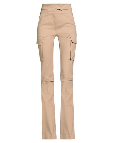 Andreädamo Andreādamo Woman Pants Sand Size Xs Cotton, Elastane In Neutral
