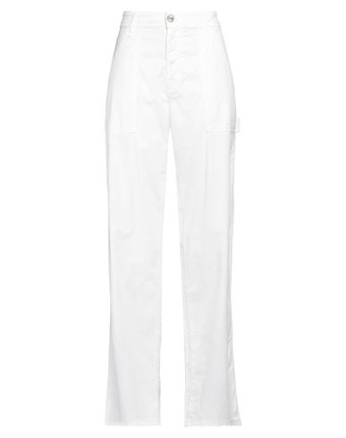 Jacob Cohёn Woman Pants White Size 8 Cotton, Silk, Elastane In White