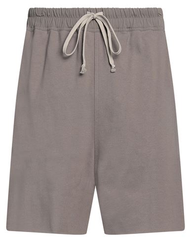 Rick Owens Man Shorts & Bermuda Shorts Grey Size 38 Cotton, Elastane In Grey