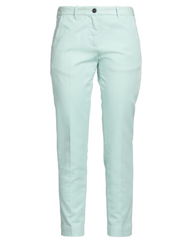 Nine In The Morning Woman Pants Light Green Size 26 Cotton, Elastane In Green
