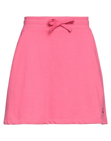 Tommy Jeans Woman Mini Skirt Fuchsia Size S Polyester, Cotton In Pink