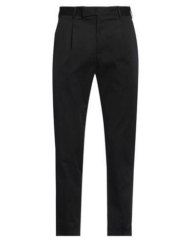 Pt Torino Man Pants Lead Size 44 Lyocell, Linen, Cotton In Black