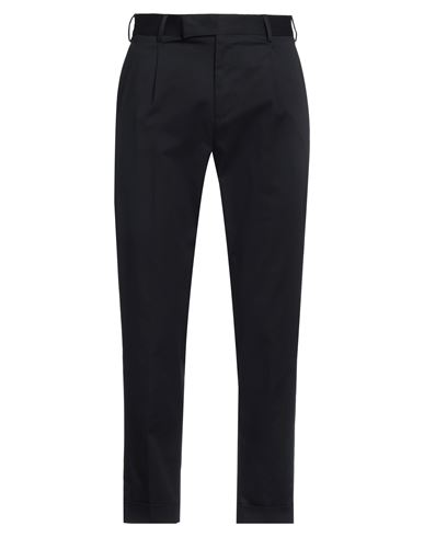 Pt Torino Man Pants Midnight Blue Size 38 Cotton, Linen In Blue