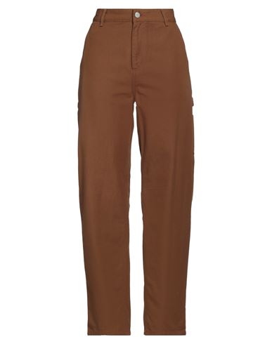 Carhartt Woman Pants Brown Size 28 Cotton In Brown