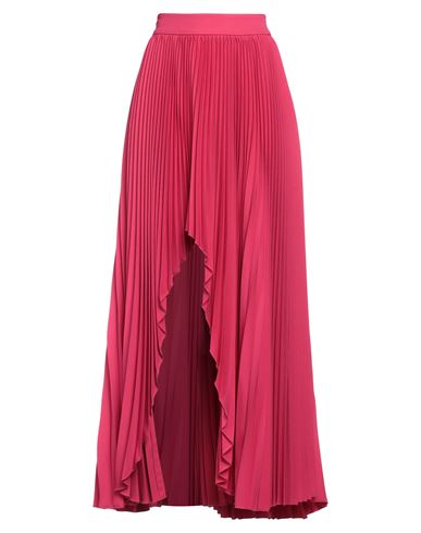 JIJIL JIJIL WOMAN MAXI SKIRT FUCHSIA SIZE 8 POLYESTER, VISCOSE, ELASTANE 
