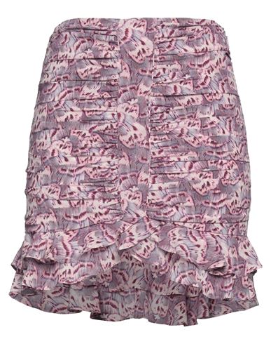 Isabel Marant Milendi Ruched Miniskirt In Purple