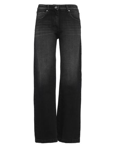Vicolo Woman Jeans Black Size Xs Cotton In Black