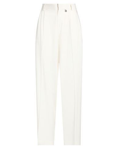 Giuseppe Di Morabito Woman Pants Ivory Size 6 Virgin Wool, Elastane In White