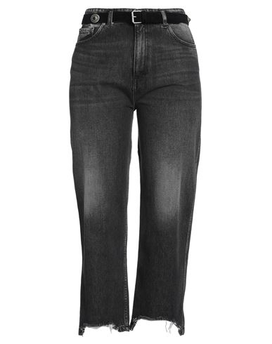 Shop Vicolo Woman Jeans Black Size L Cotton
