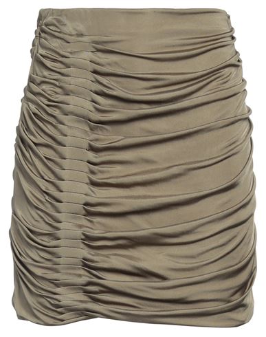Gauge81 Woman Mini Skirt Military Green Size 8 Viscose In Green