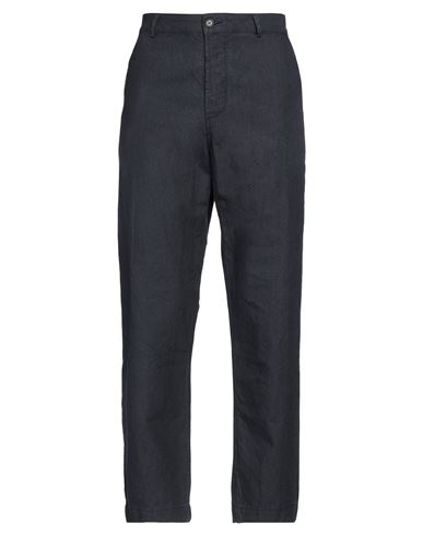 Universal Works Man Pants Navy Size 32 Linen, Cotton In Blue