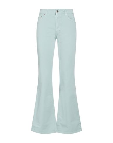 Department Five Department 5 Woman Jeans Turquoise Size 29 Cotton, Rubber In Blue