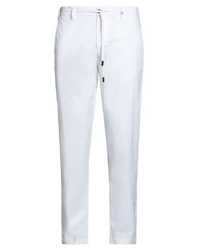 Myths Man Pants White Size 34 Cotton, Elastane