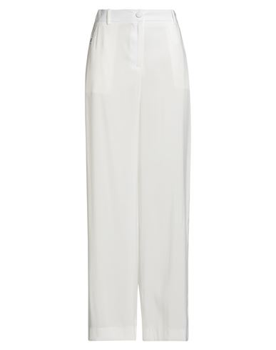 Jijil Woman Pants White Size 8 Viscose, Polyester In White