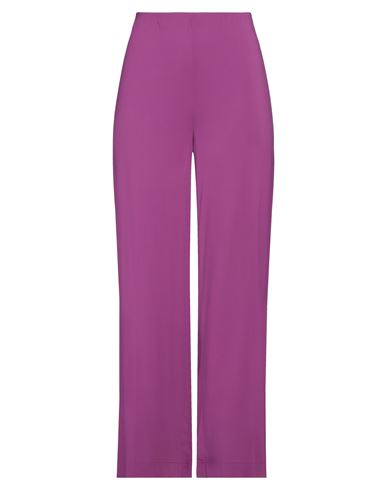 Jucca Woman Pants Mauve Size 8 Viscose, Elastane In Purple