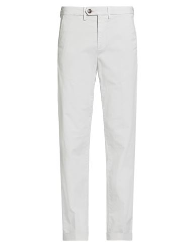 Seventy Venezia Man Pants Off White Size 28 Cotton, Elastane In Gray