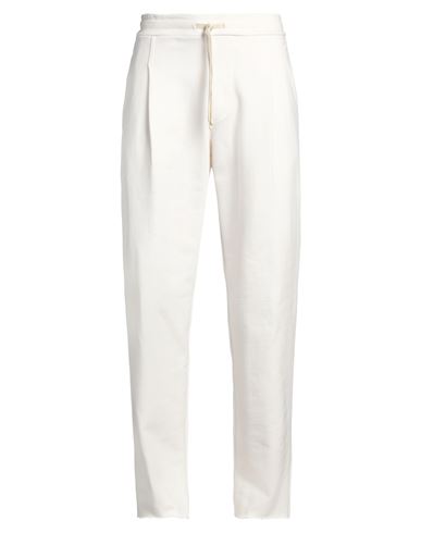 A Paper Kid Man Pants Beige Size Xl Cotton In White